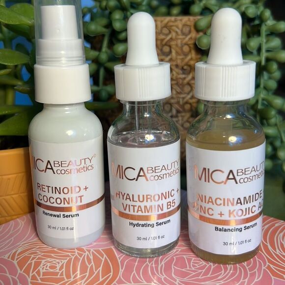 MICA COSMETICS Skincare n’ Chill 3 pack serum bundle gift set - Picture 3 of 13